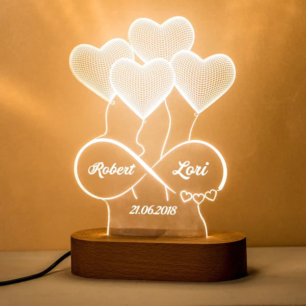 Personalized Love Lamp Gift