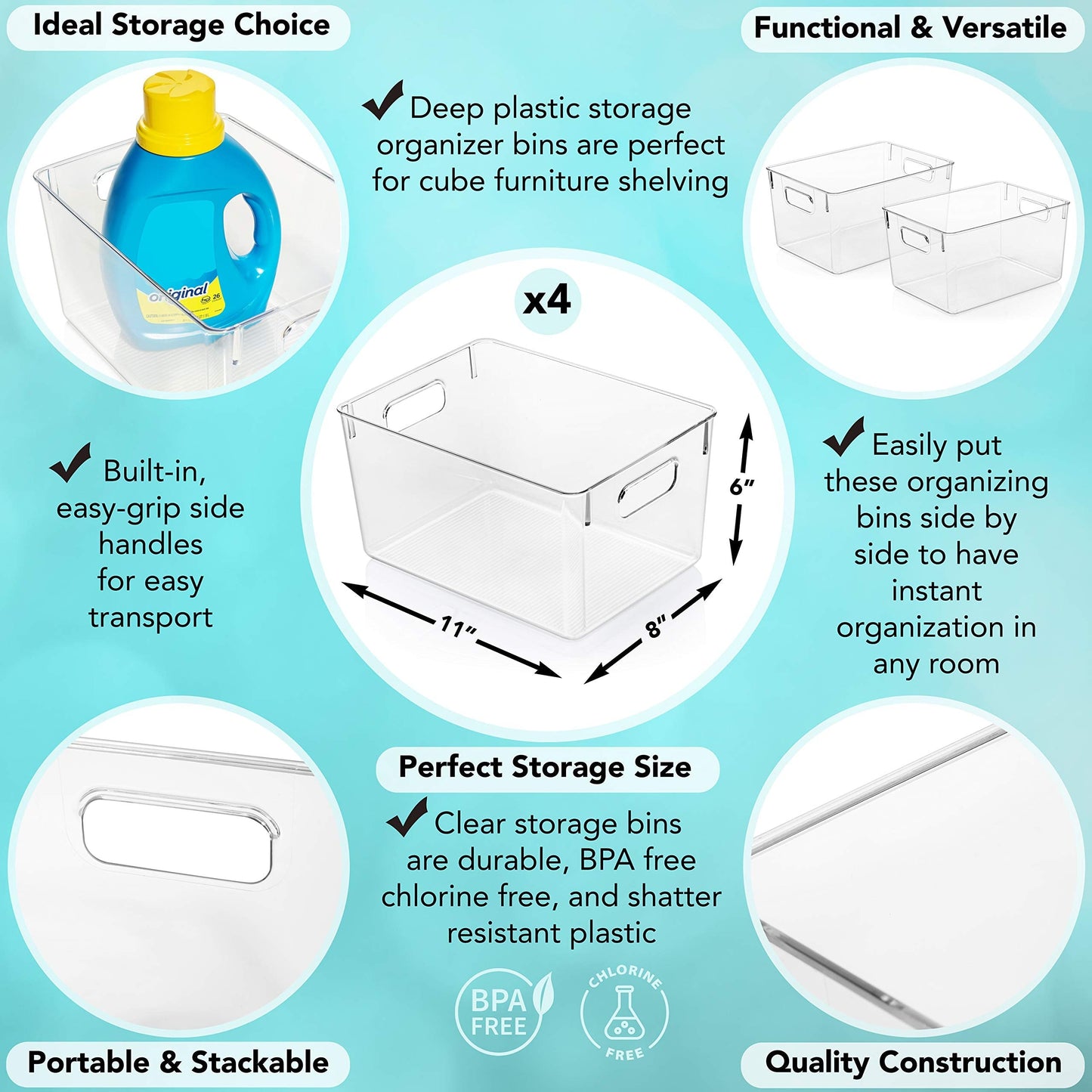 Storage Bins – Perfect Kitchen Organization or Pantry Storage